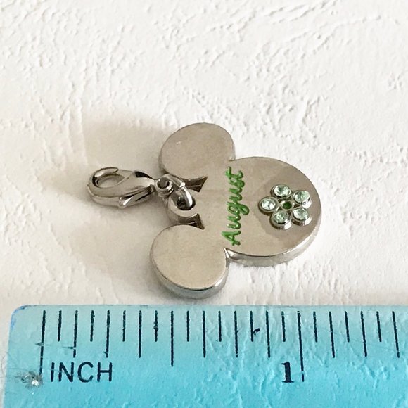 Silver Mickey Mouse Ears Charm Clip On Disney - Picture 9 of 9
